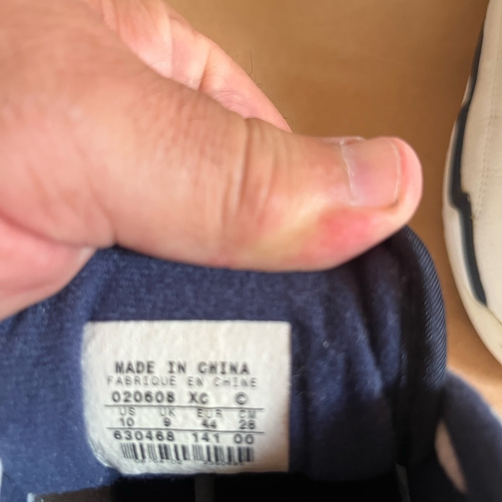 Nike Navy and White Athletic Shoes - Picture 3 of 4